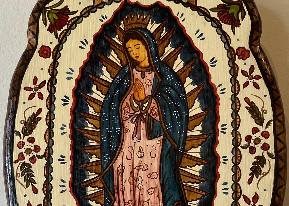 a santos of virgin mary