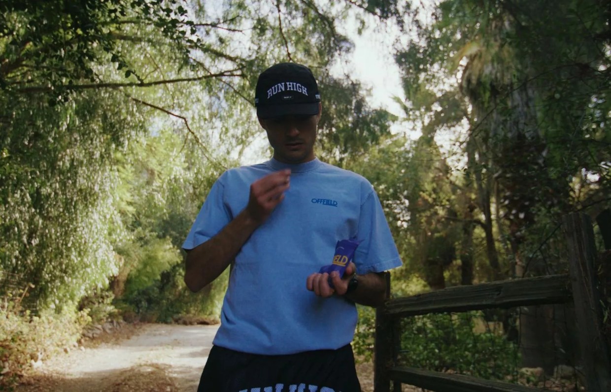 Man eats THC gummy before running