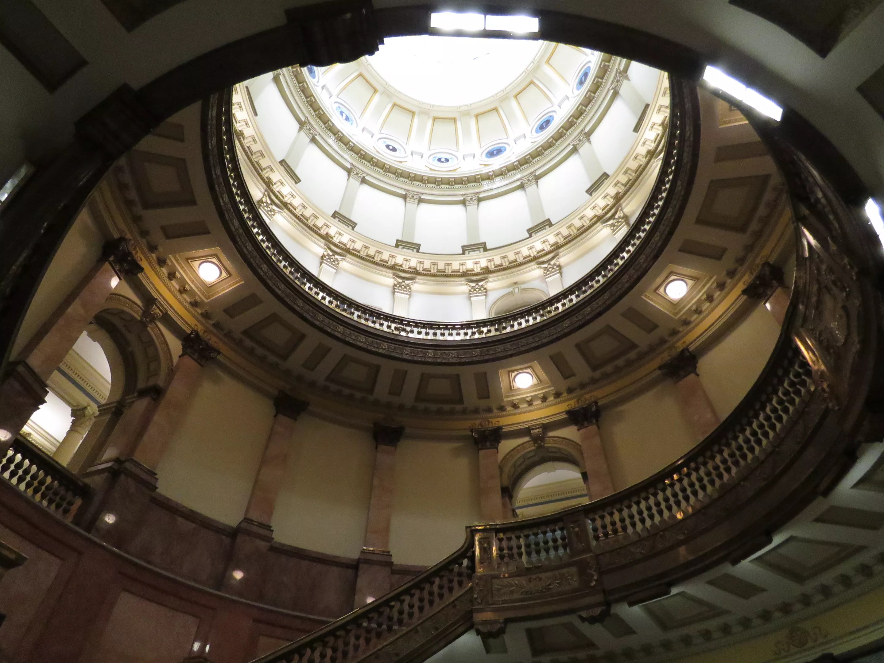 Inside Colorado State Capitol Building dome