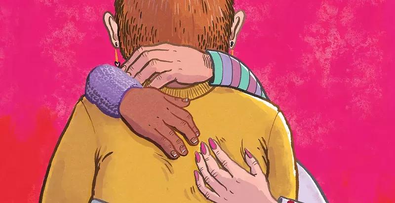 illustration of cuddlers