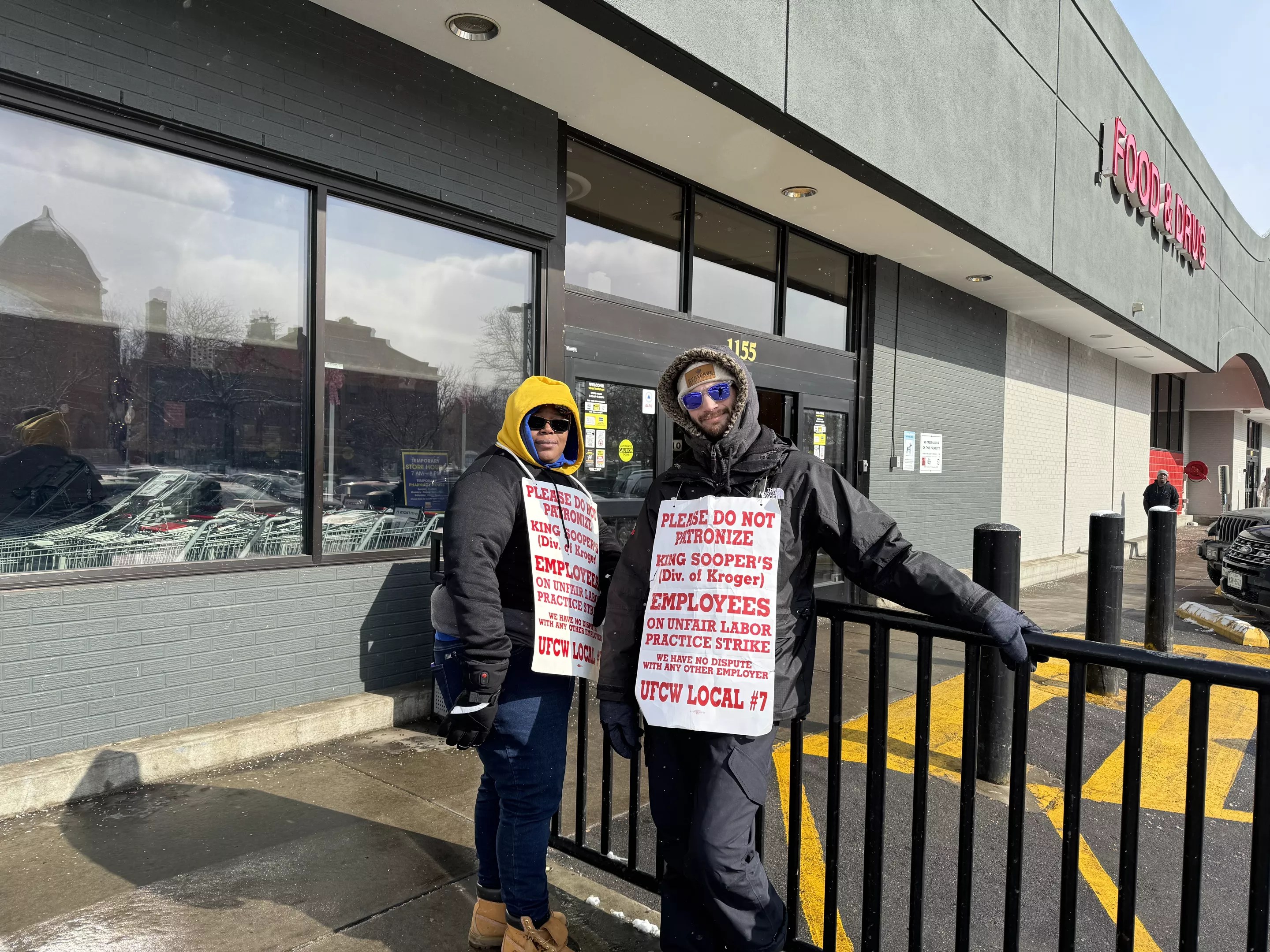Striking king soopers workers