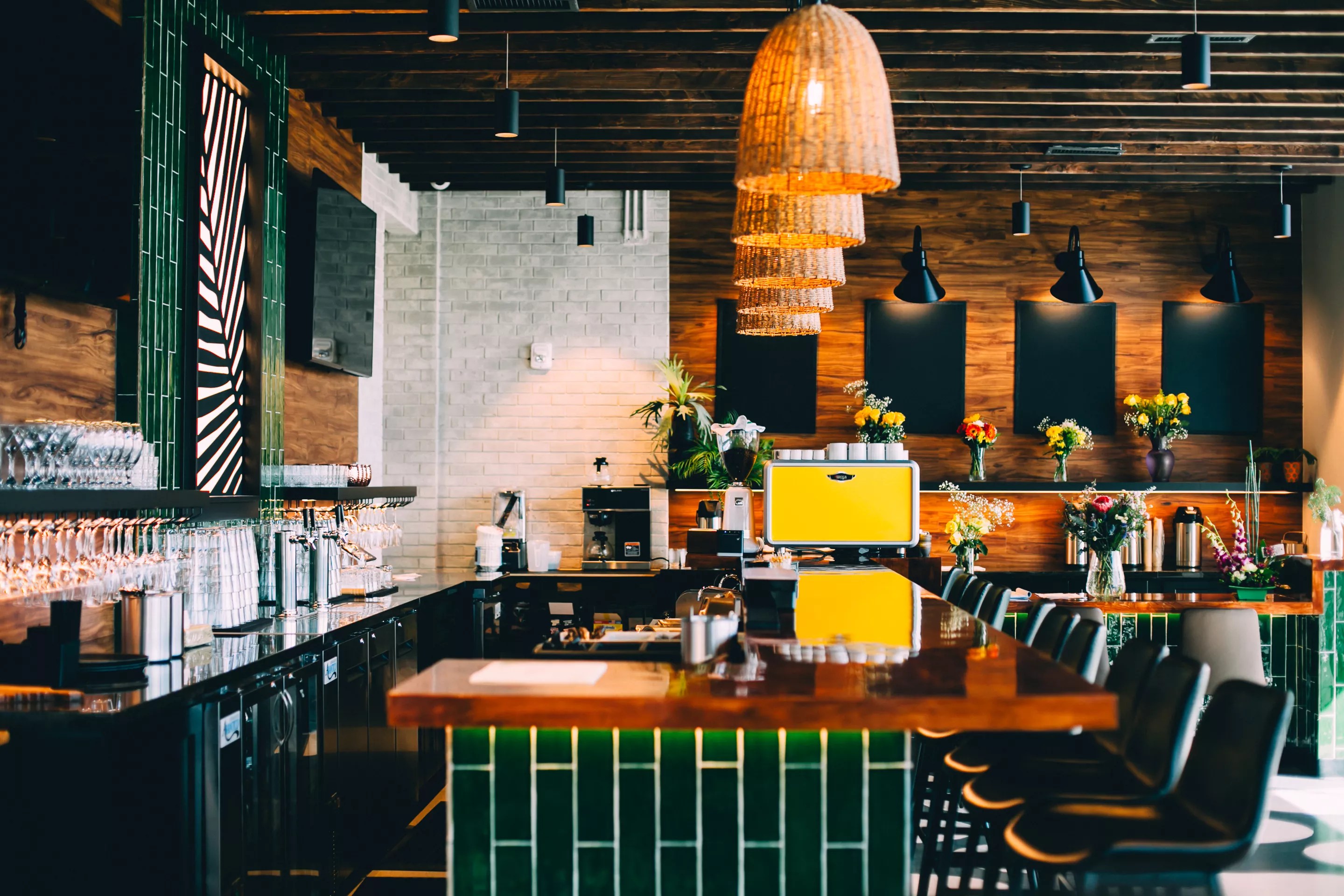 interior of a restaurant