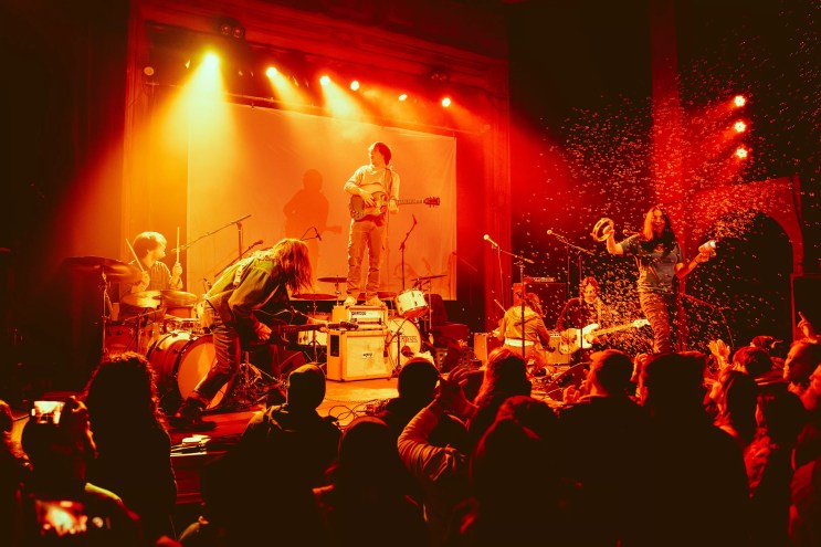 denver band horse bitch performs on stage