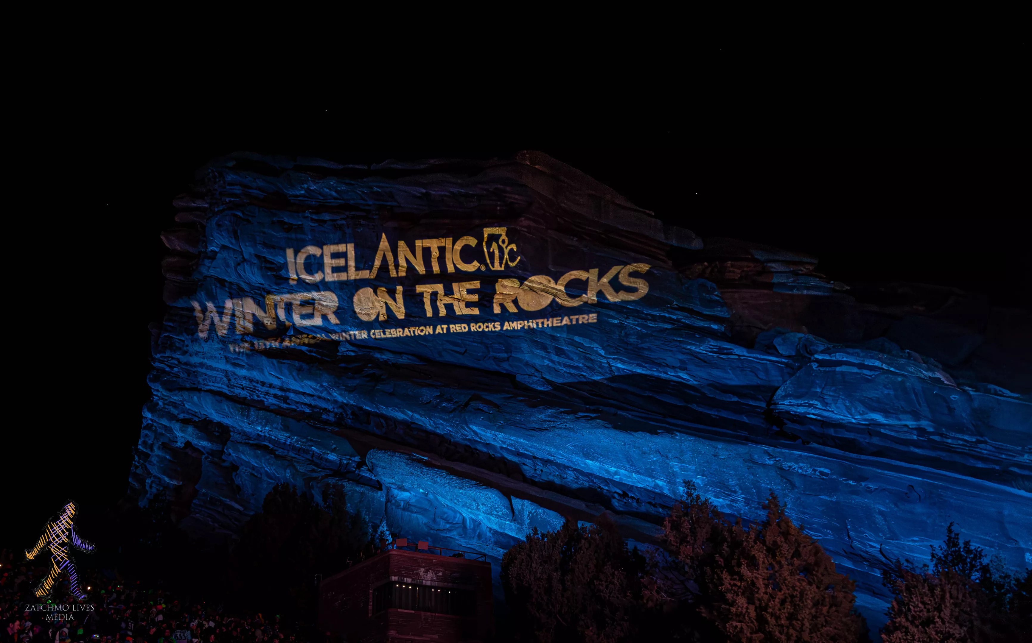 Icelantic logo on Creation Rock