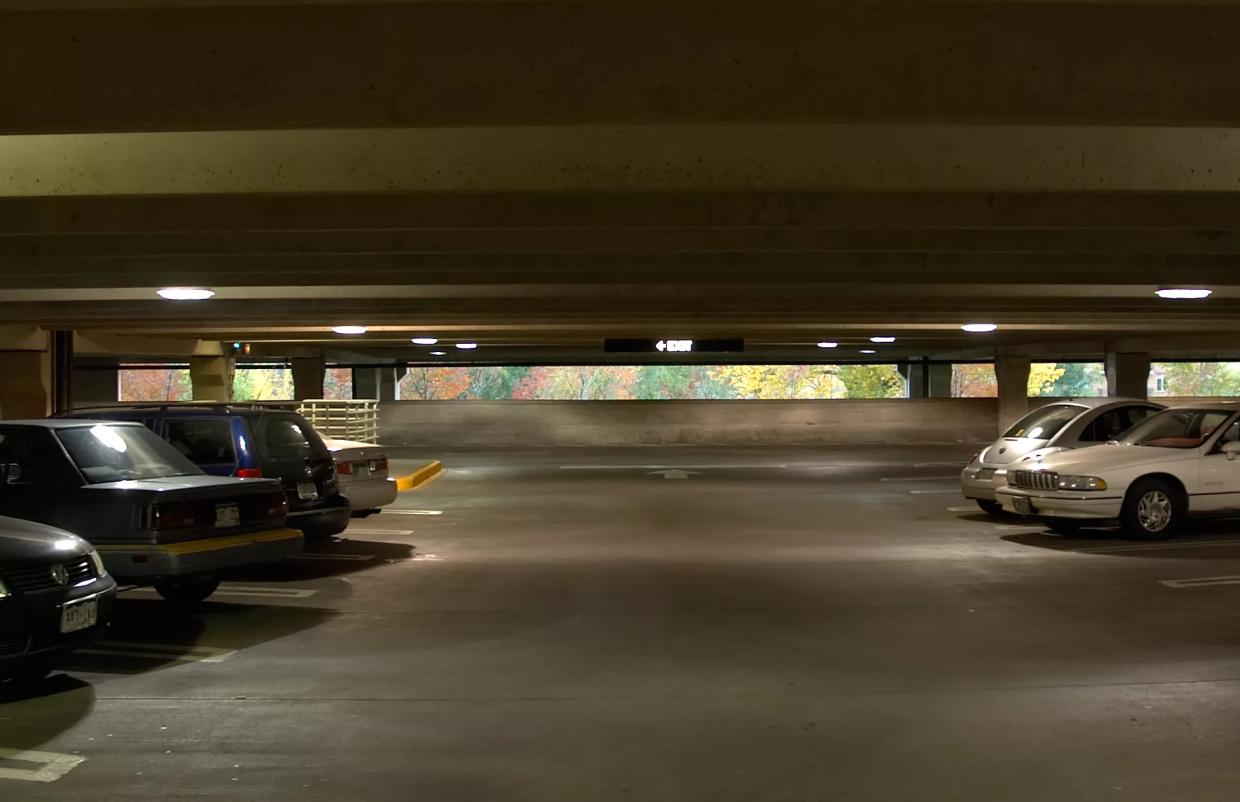 Mall parking lot