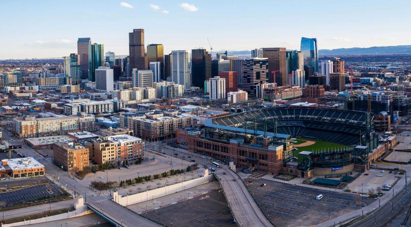 The city of Denver.