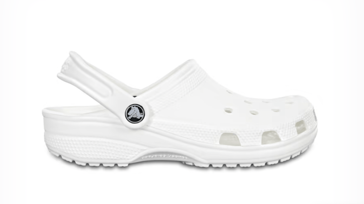 white crocs shoes