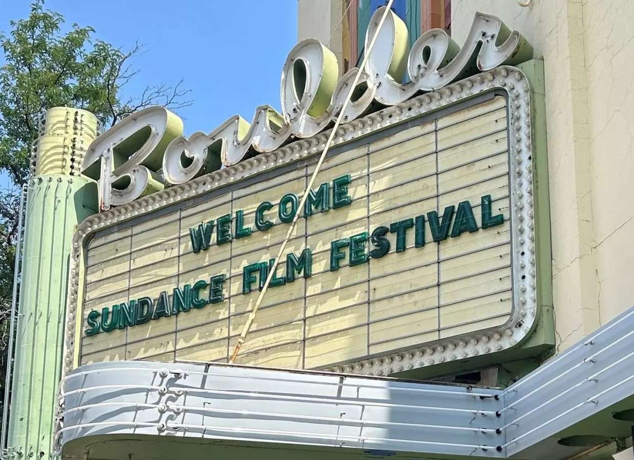 movie marquee for festival