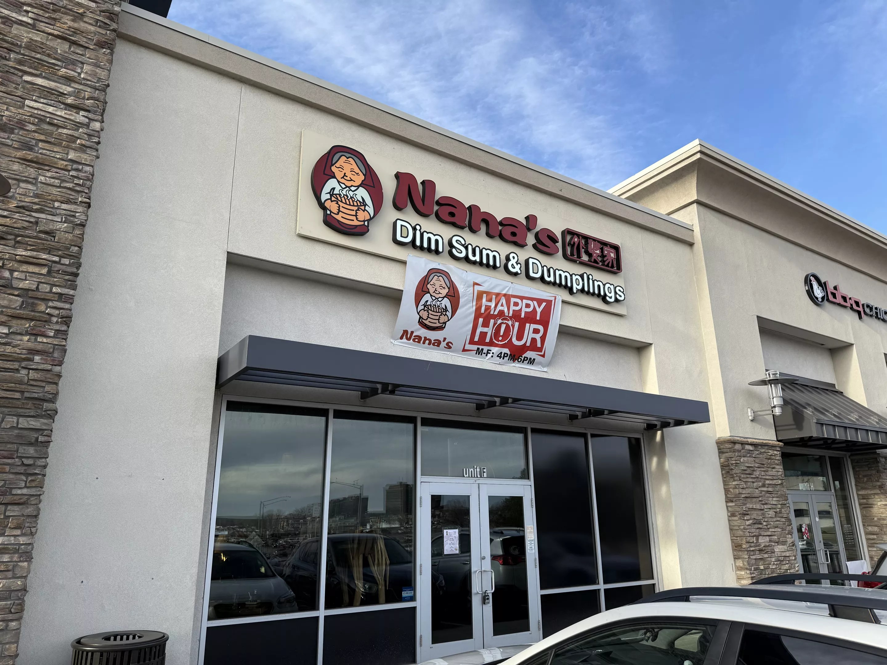 outside of chinese restaurant.