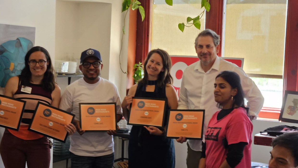 One Fair Wage and restaurants committing to paying fair wages.