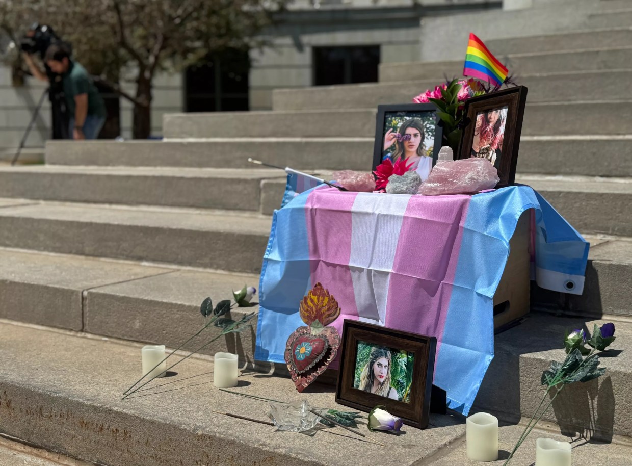Jax Gratton memorial on steps