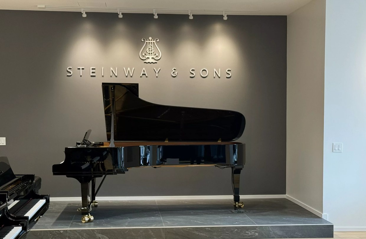 A large grand piano