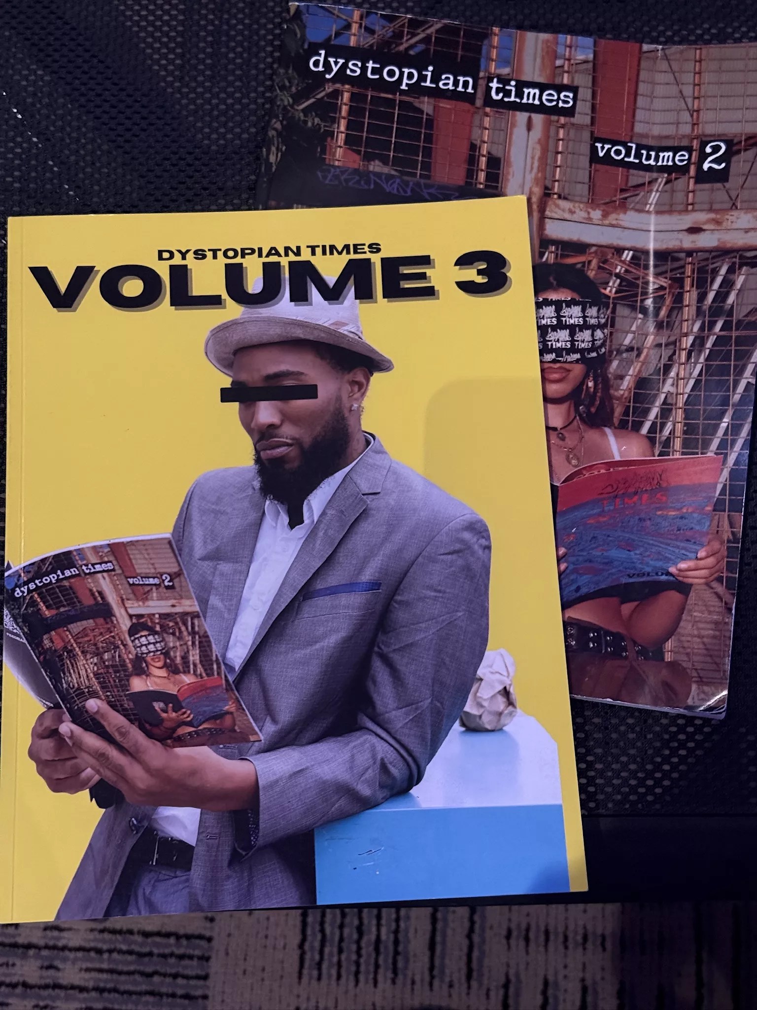 Volumes 2 and 3 of Dystopian Times magazine