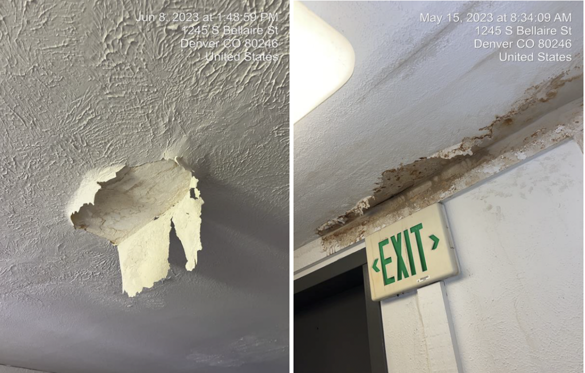 photos of broken down apartment complex