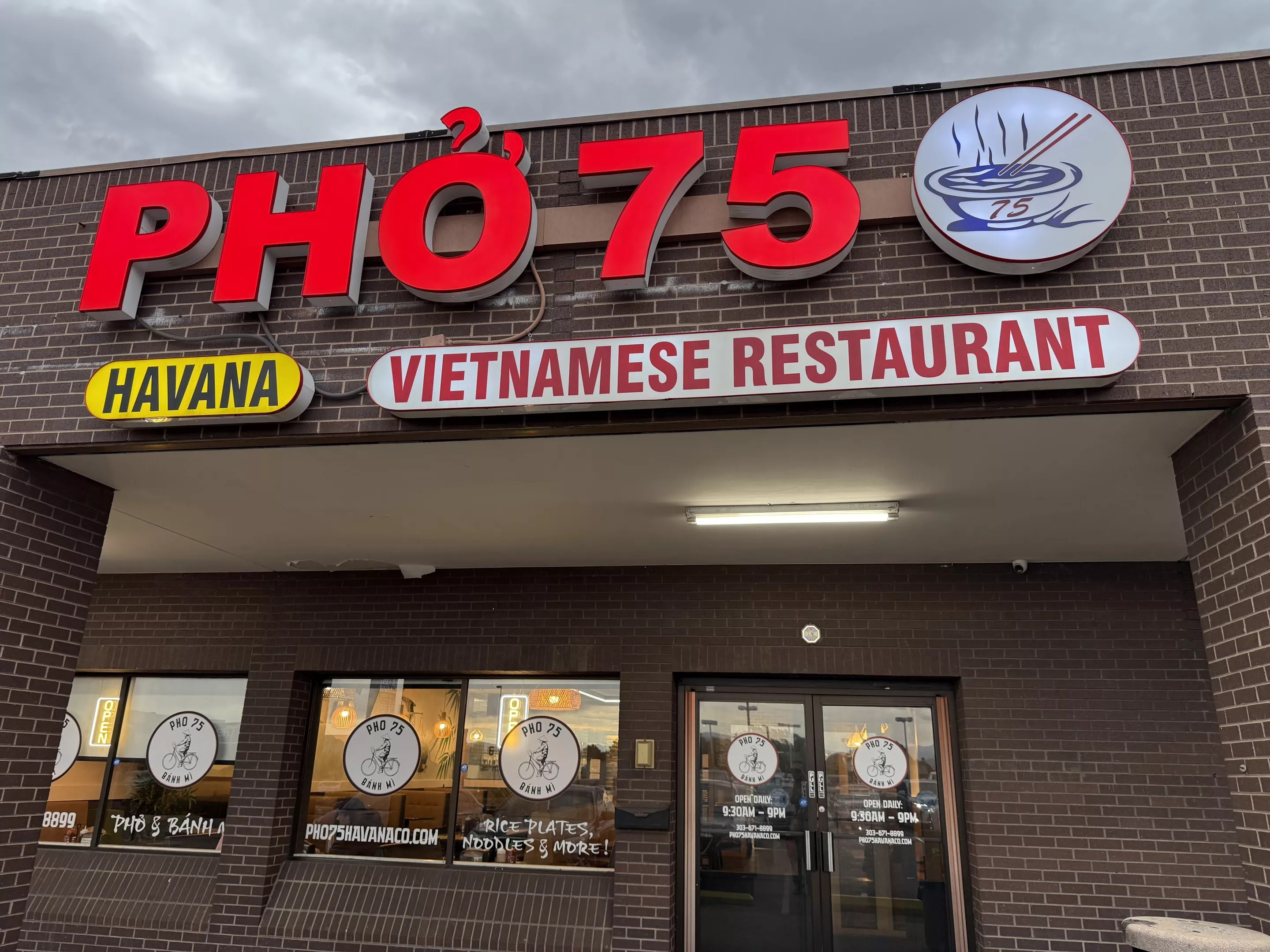 outside of pho restaurant