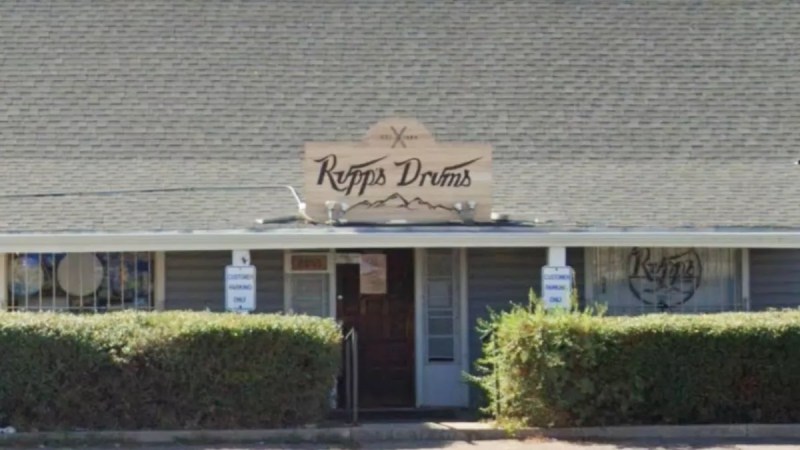 exterior of Rupp's Drums in Denver