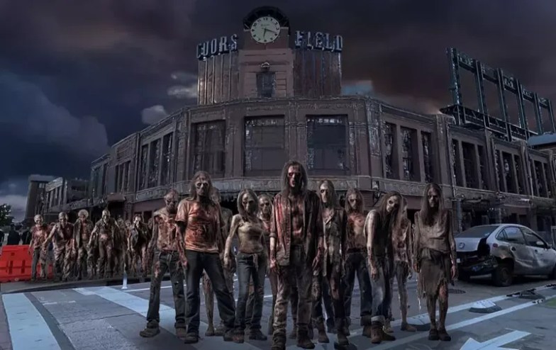 zombies at Coors Field