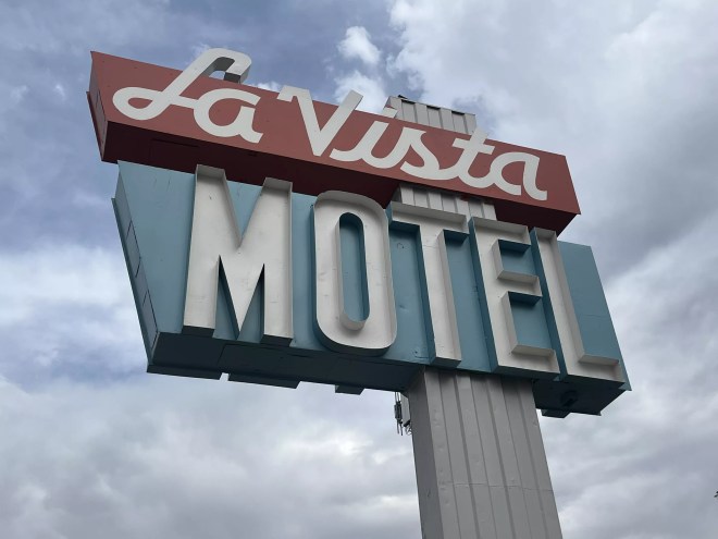 exterior of old motel