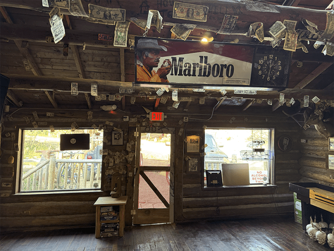 inside of bar